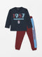 Crew Neck Long Sleeve Trabzonspor Printed Baby Boy Sweatshirt and Sweatpants